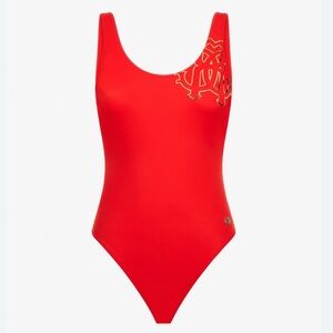 Roberto Cavalli Monogram-Print Swimsuit